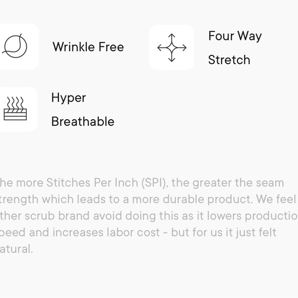 ๐ Mandala Scrubs Six Pocket Scrub Top XL Dewberry New NWOT - Picture 7 of 14